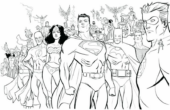 Disegni di Justice League da colorare