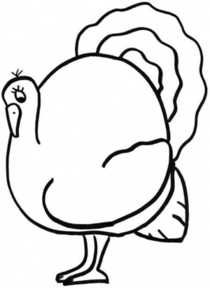 Disegno di tacchino da stampare e colorare 60
