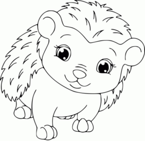 Disegno di riccio da stampare e colorare 23