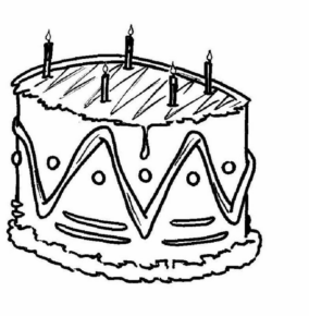 Disegno di compleanno da stampare e colorare 113