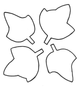 Disegno di foglia da stampare e colorare 122