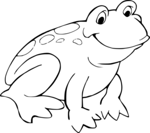 Disegno di rana da stampare e colorare 84