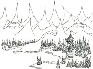 Disegno di paesaggio da stampare e colorare 20
