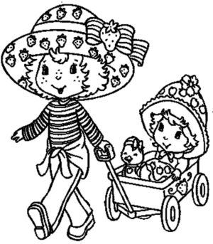 Disegno di Fragolina da stampare e colorare 8