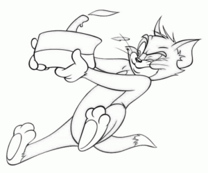 Disegno di Tom e Jerry da stampare e colorare 26