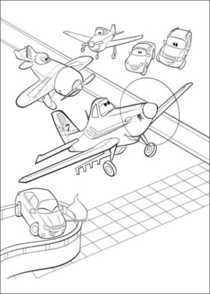 Disegno di Cars da stampare e colorare 6
