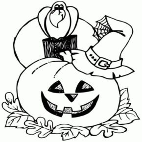 Disegno di zucca di Halloween da stampare e colorare 219 Disegno di zucca di Halloween da stampare e colorare 219