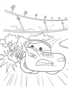 Disegno di Cars da stampare e colorare 96