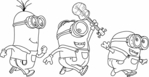 Disegno di Cattivissimo me – Minions da stampare e colorare 54 Disegno di Cattivissimo me – Minions da stampare e colorare 54