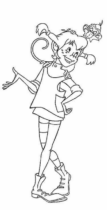 Disegni di Pippe Calzelunghe da colorare