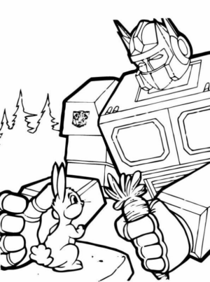 Disegno di Transformers da stampare e colorare 90