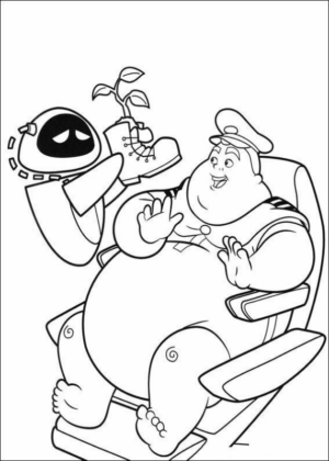 Disegno di Wall-E da stampare e colorare 37