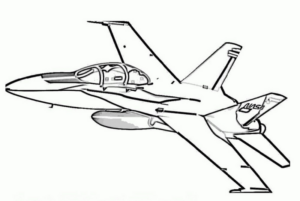 Disegno di aereo militare da stampare e colorare 90 Disegno di aereo militare da stampare e colorare 90