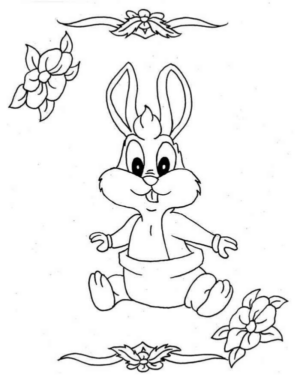 Disegno di Bugs Bunny da stampare e colorare 39