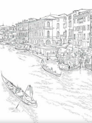 Disegno di monumento famoso da stampare e colorare 62