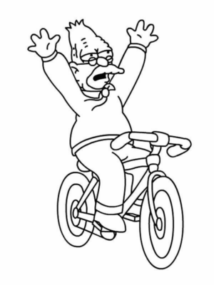 Disegno di I Simpson da stampare e colorare 90