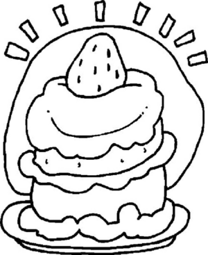 Disegno di dolce da stampare e colorare 7