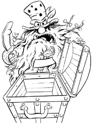 Disegno di pirata da stampare e colorare 2
