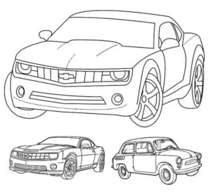 Disegno di automobile da stampare e colorare 193