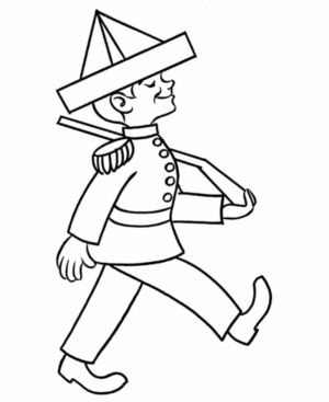 Disegno di soldato da stampare e colorare 32