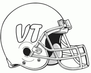 Disegno di football americano da stampare e colorare 109