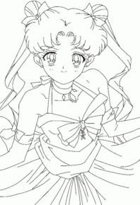 Disegno di Sailor Moon da stampare e colorare 8