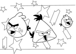 Disegno di Angry birds da stampare e colorare 117