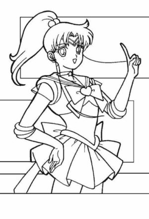 Disegno di Sailor Moon da stampare e colorare 72