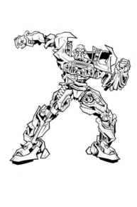 Disegno di Transformers da stampare e colorare 29