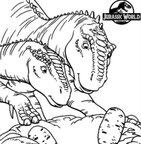 Disegno di Tirannosauro da stampare e colorare 67