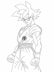 Disegno di Dragon Ball da stampare e colorare 52