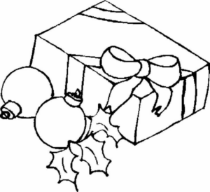 Disegno di regalo da stampare e colorare 44