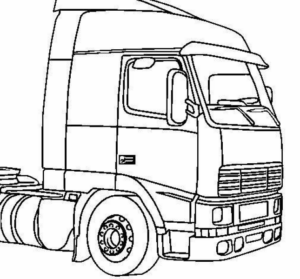 Disegno di mezzo da lavoro da stampare e colorare 108