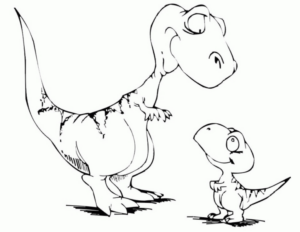 Disegno di Velociraptor da stampare e colorare 8
