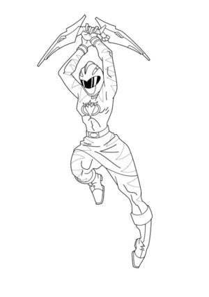 Disegno di Power Rangers da stampare e colorare 9