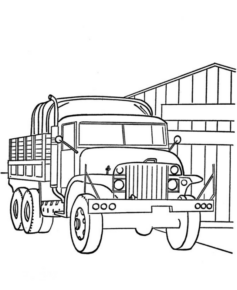 Disegno di mezzo da lavoro da stampare e colorare 87 Disegno di mezzo da lavoro da stampare e colorare 87