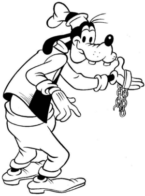 Disegno di Pippo da stampare e colorare 47