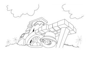 Disegno di Angry birds da stampare e colorare 98