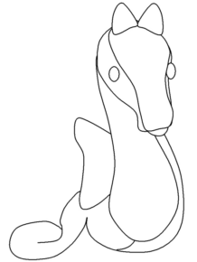 Disegno di cavalluccio marino da stampare e colorare 10