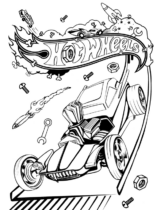 Disegni di Hot Wheels da colorare