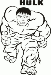 Disegno di Hulk da stampare e colorare 129