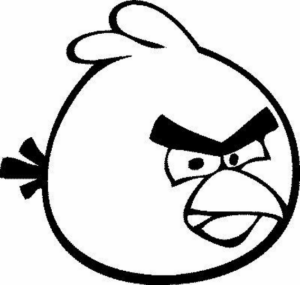 Disegno di Angry birds da stampare e colorare 16