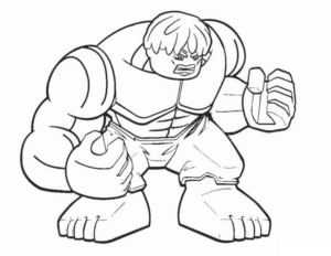 Disegno di Hulk da stampare e colorare 127