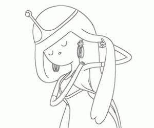 Disegno di principessa da stampare e colorare 14