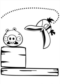 Disegno di Angry birds da stampare e colorare 55