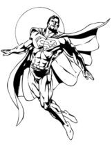 Disegni di Superman da colorare