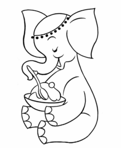 Disegno di Dumbo da stampare e colorare 36