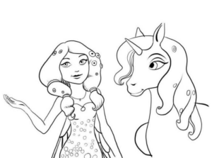 Disegno di unicorno da stampare e colorare 85