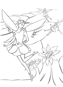 Disegno di Barbie Fatina da stampare e colorare 18