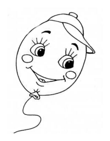 Disegno di palloncino da stampare e colorare 34
